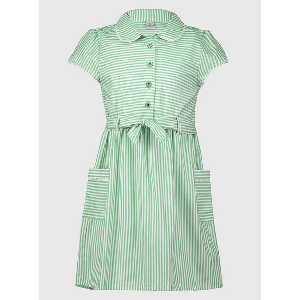 Green summer outlet school dress