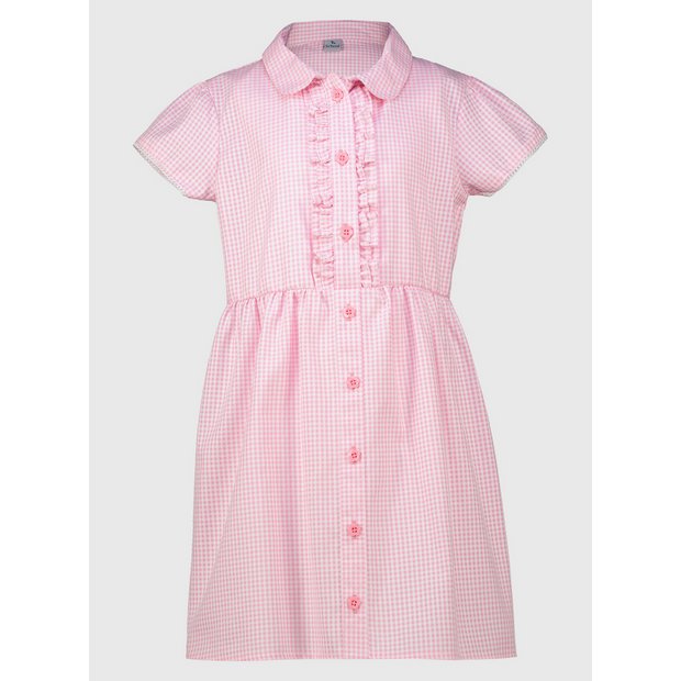 Buy Pink Generous Fit Gingham Plus Fit School Dress 3 years School dresses and ginghams Argos