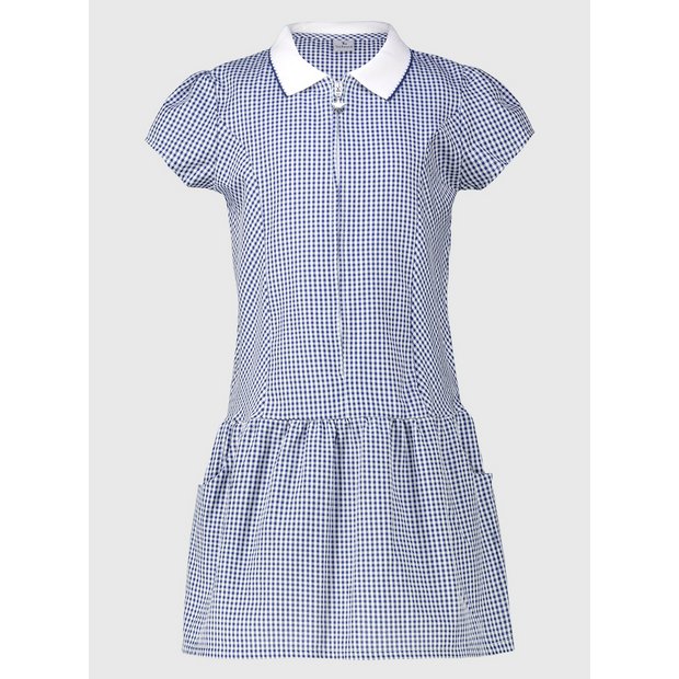 Navy gingham school dress online