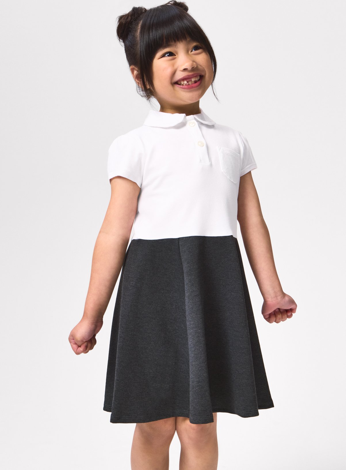 Grey 'Dress With Ease' Twofer Dress 