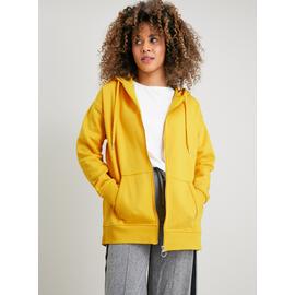 Buy Marigold Boxy Zip-Through Hoodie - S, Hoodies and sweatshirts