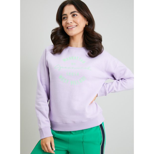 Lilac crewneck hotsell