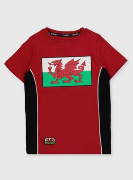 Wales Red Rugby T-Shirt