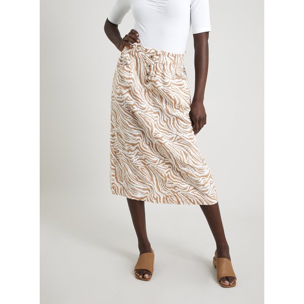 Sainsburys leopard 2024 print skirt