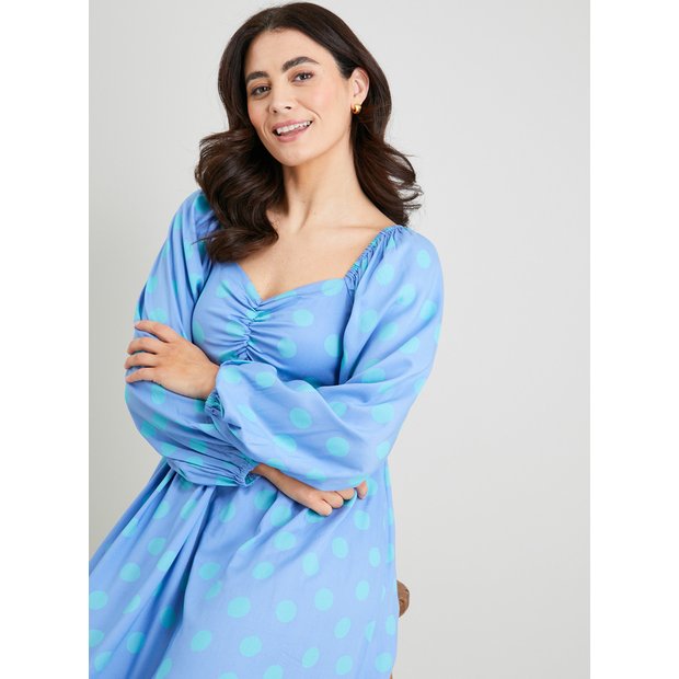 Sainsburys polka dot dress sales