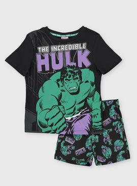 Ensemble pyjama court 'Marvel' - 2 pièces - GRIS - Garçon - 7.80 Ensemble pyjama court 'Marvel' - 2 pièces - GRIS - Garçon - 7.80