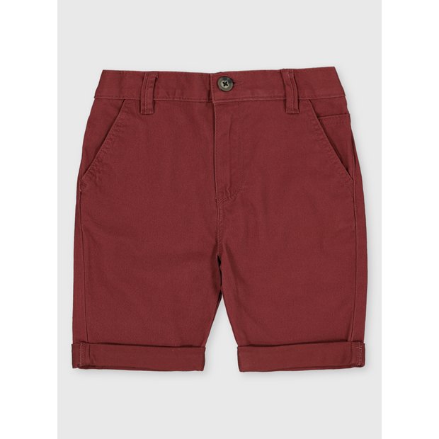 Buy Burgundy Chino Shorts 1 1.5 years Shorts Tu