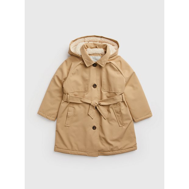 Buy Beige Lined Trench Coat 5 6 years Coats and jackets Tu