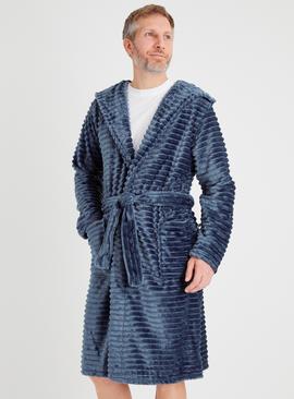 Teal Stripe Dressing Gown 