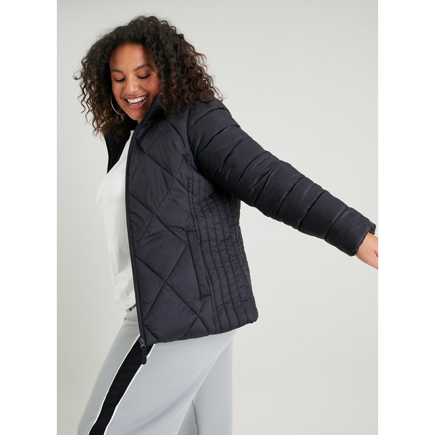 Seamless lightweight quilted jacket