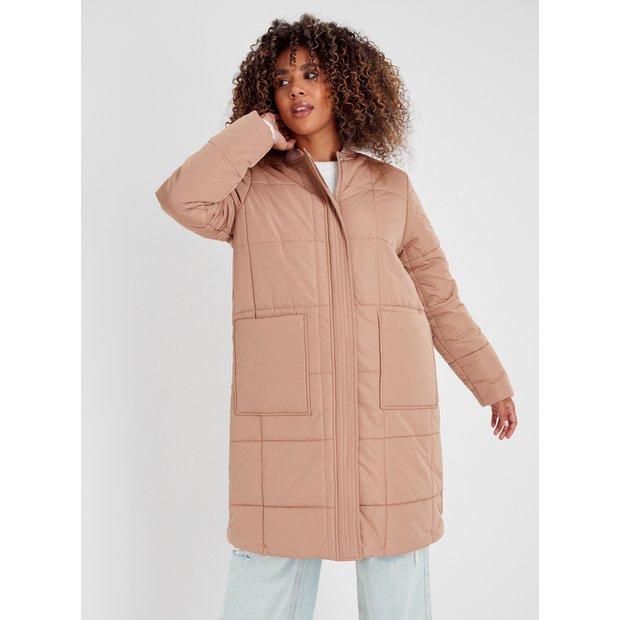 Buy Neutral Quilted Coat 22 | Coats | Tu