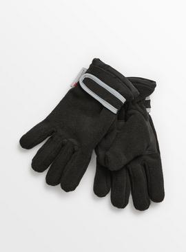 THINSULATE 3M Black Fleece Gloves 