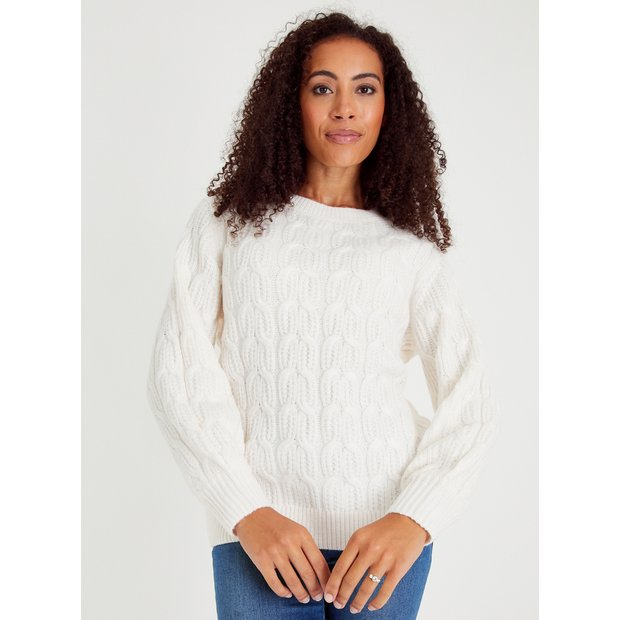 Cable knit shop jumper womens