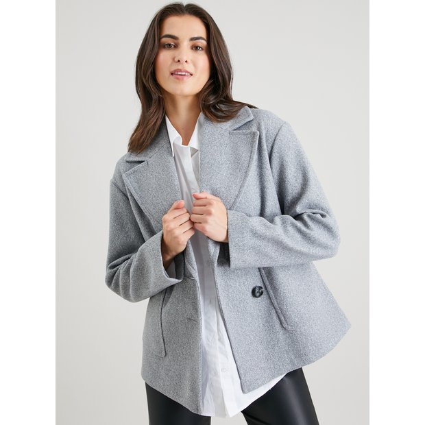 Grey smart shop coat womens