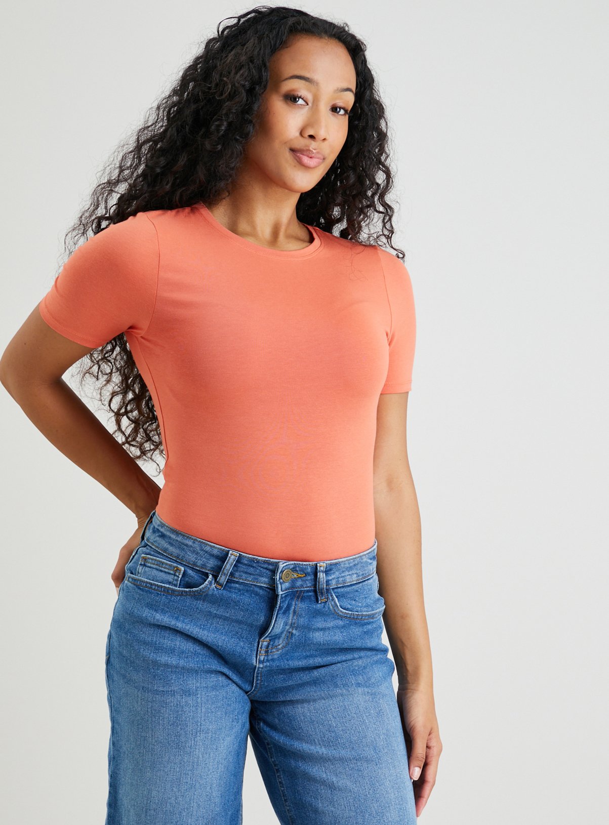 Red Short Sleeve Bodysuit 16