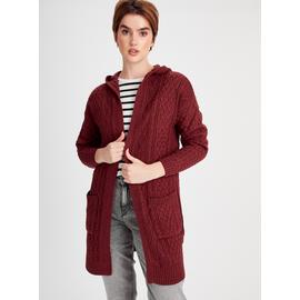 Cable Hooded Cardigan 