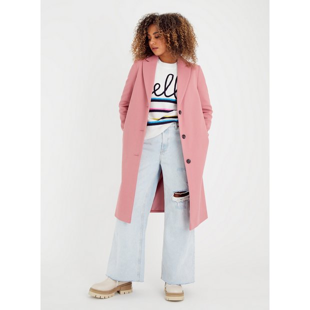 Dusky pink clearance coat