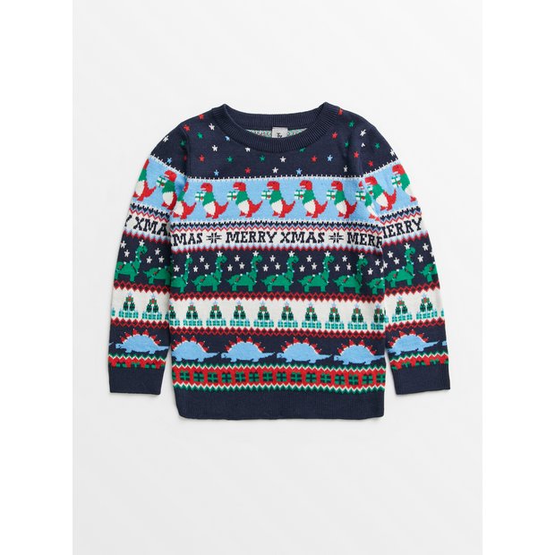 Dinosaur fair isle sweater hotsell