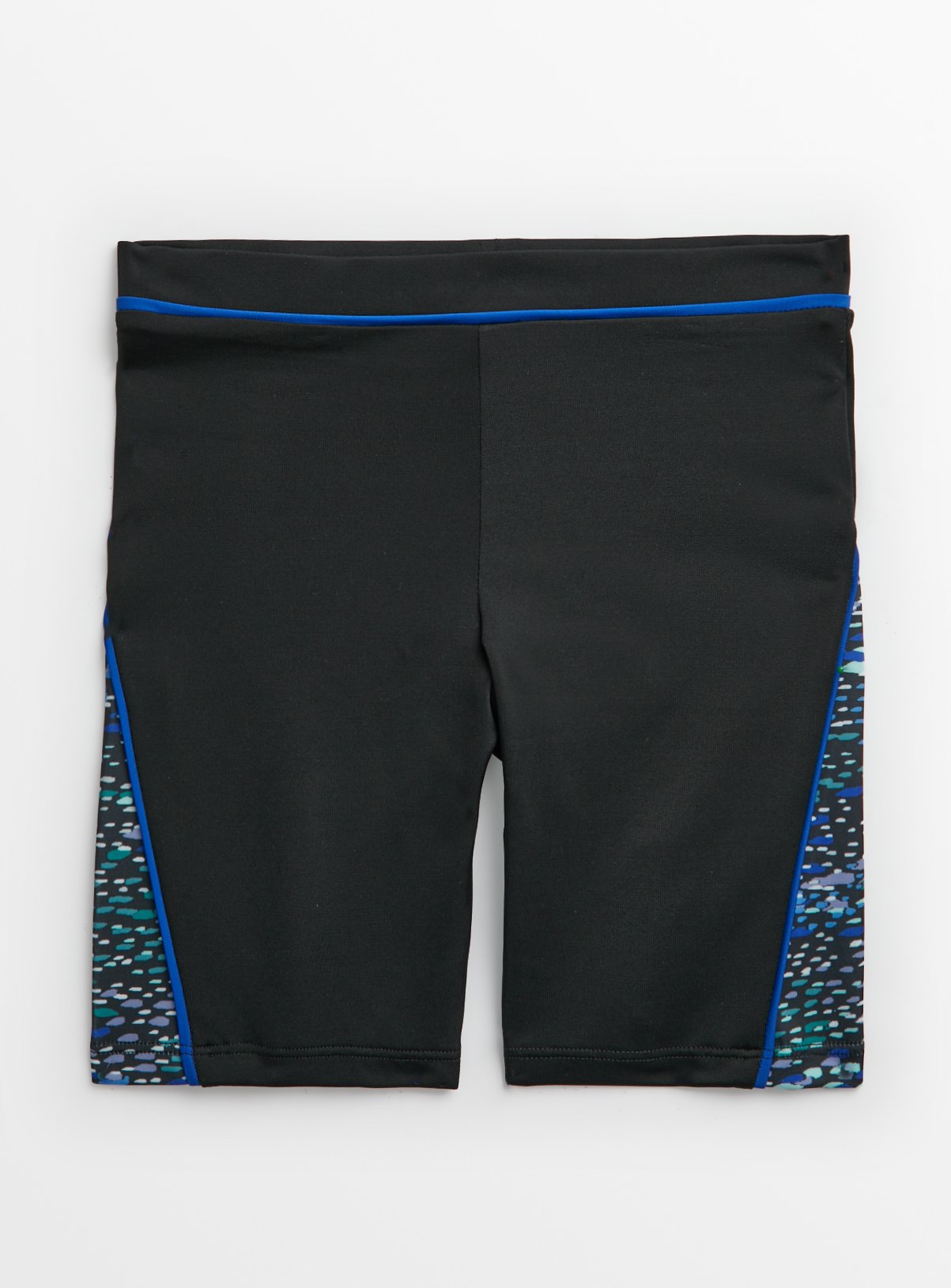 Black Long Swim Shorts