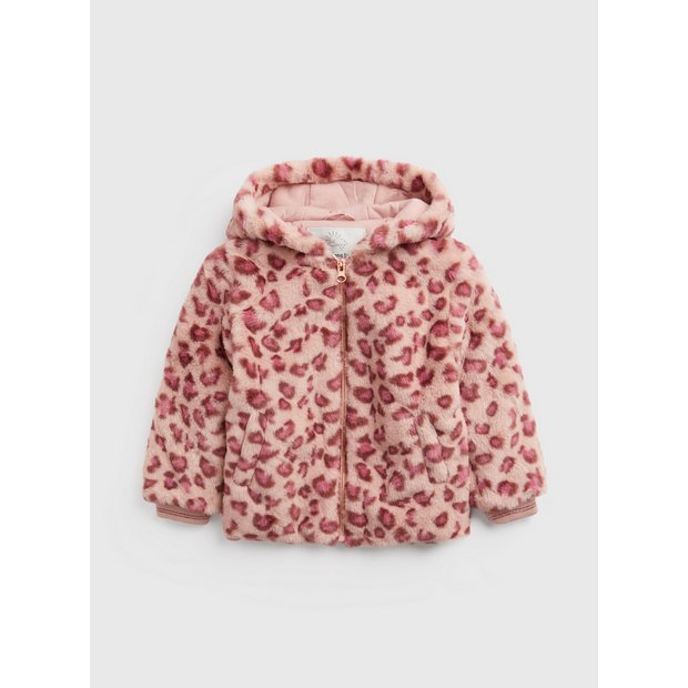 Sainsburys pink 2025 fur coat