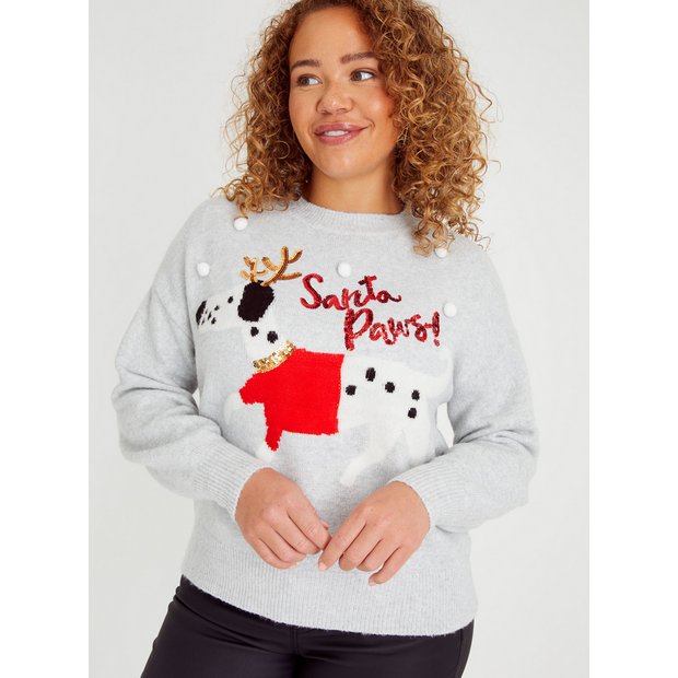 Santa shop paws jumper