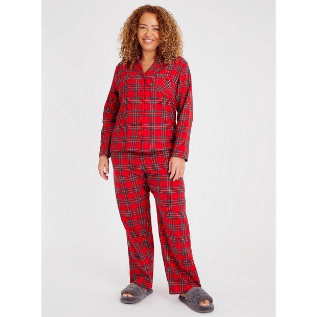 Buy Women s Christmas Family Red Check Woven Pyjamas 18 Pyjamas Tu