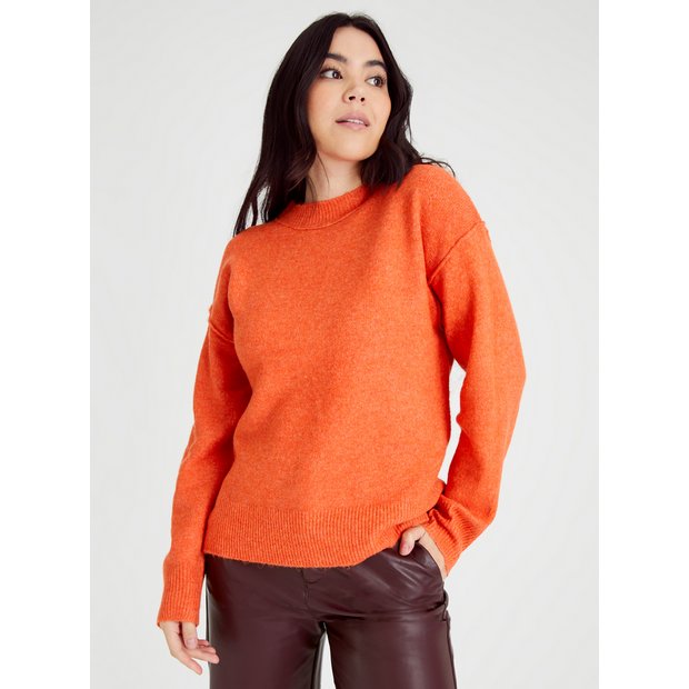 Buy Orange Crew Neck Jumper 18, Jumpers