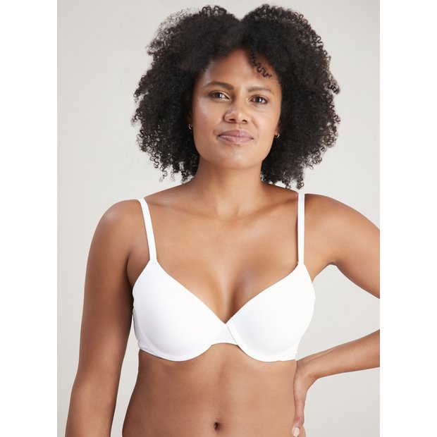 Buy DD-GG White Recycled Lace Comfort Full Cup Bra 38G, Bras