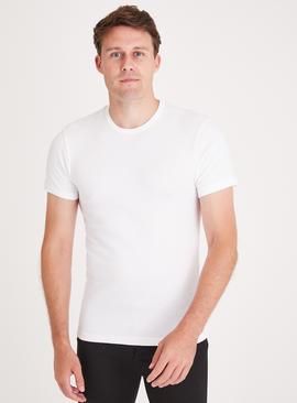 White Maximum Warmth Thermal Short Sleeve T-Shirt 