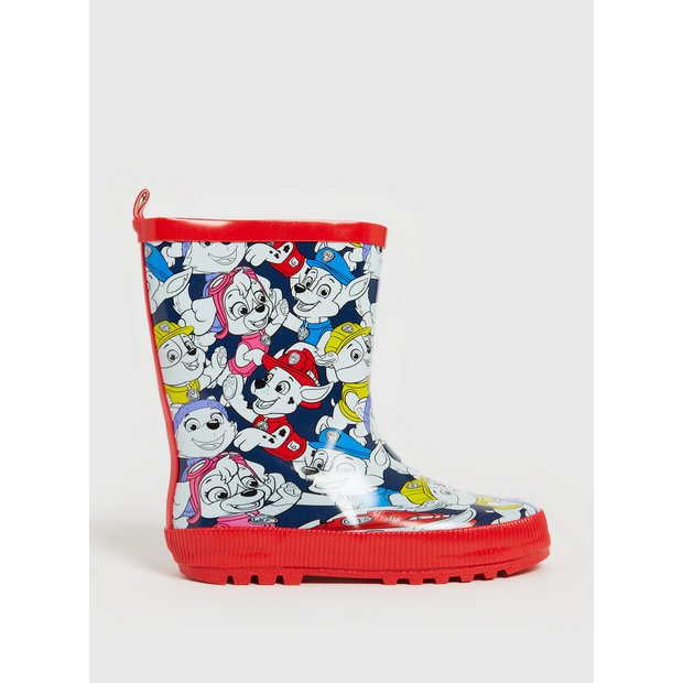 Paw patrol sale wellies matalan