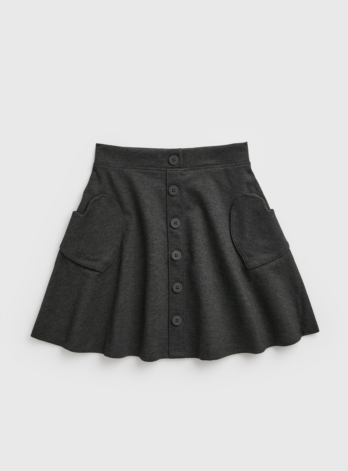Heart Pocket Jersey Skirt 