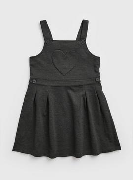 Grey jersey school pinafore clearance
