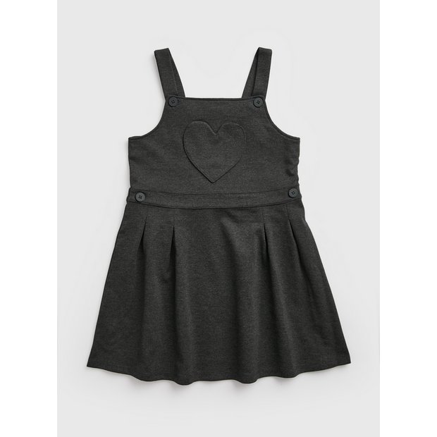 Grey pinafore shop school dress sainsburys