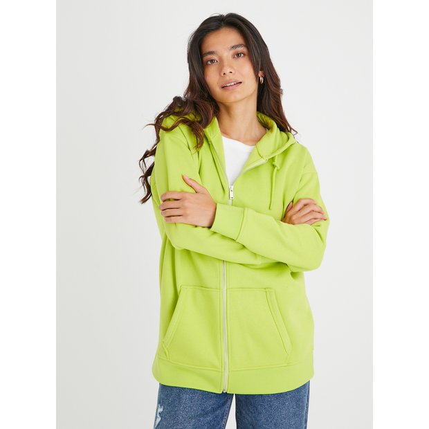 Lime green hoodie clearance dress