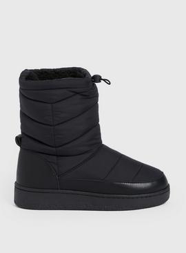Black Duvet Boots 
