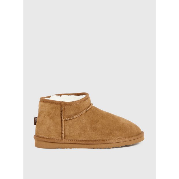 Tan hot sale slipper boots