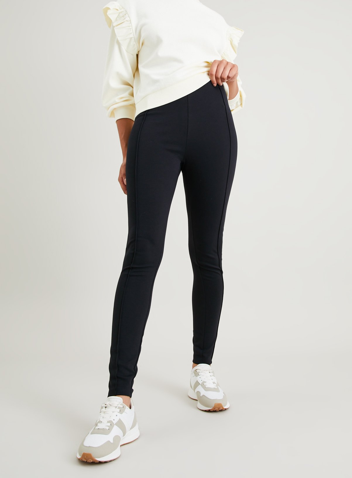 Smart Ponte Pintuck Leggings 