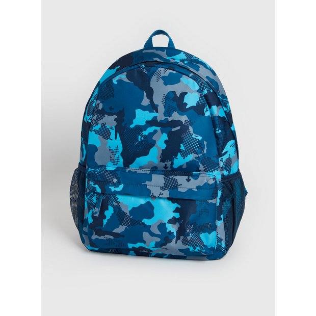 Nike backpack blue camo sale