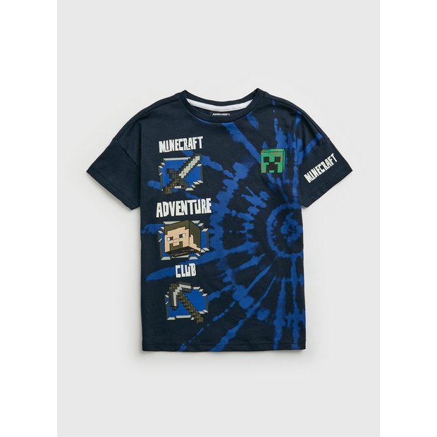 Minecraft t 2025 shirt argos