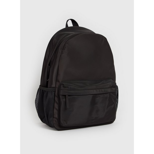 Buy Plain Black Backpack One Size | Accessories | Tu