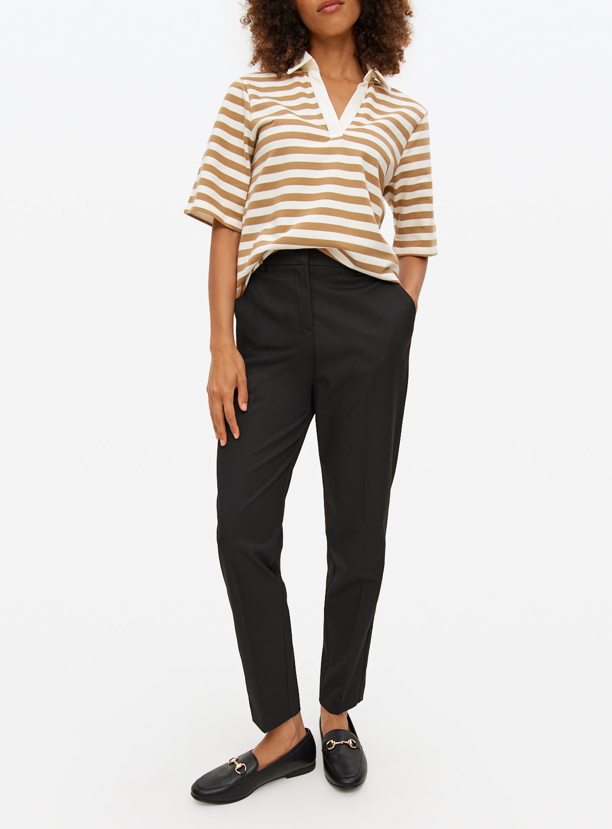 Black Tapered Trousers