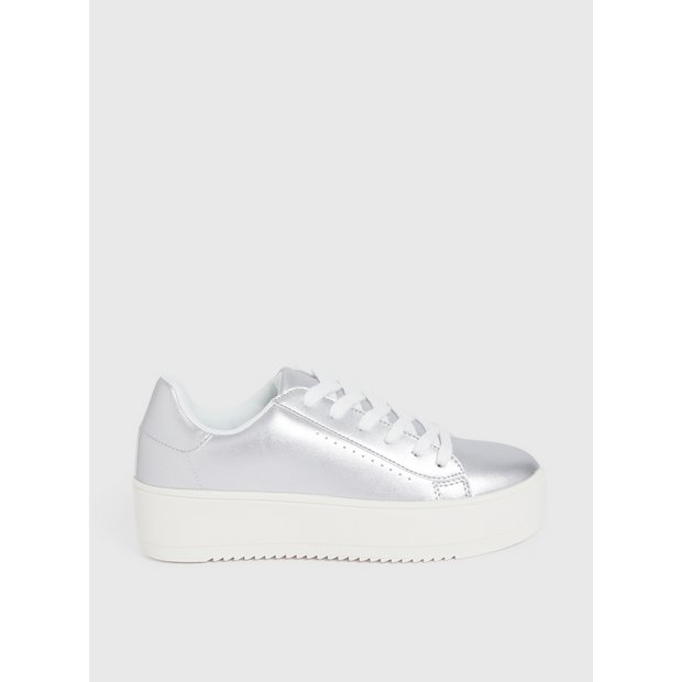 Silver best sale platform trainers