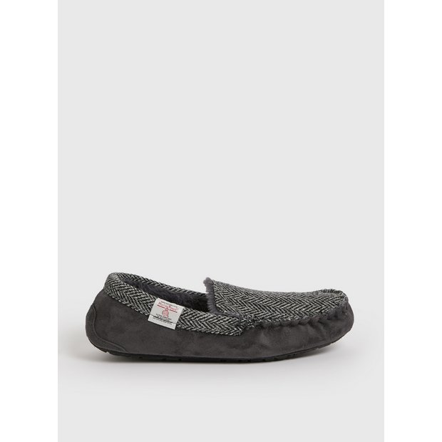 Totes harris cheap tweed slippers