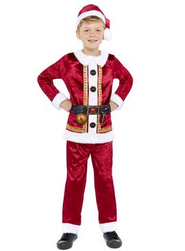 Red Santa Costume With Hat 