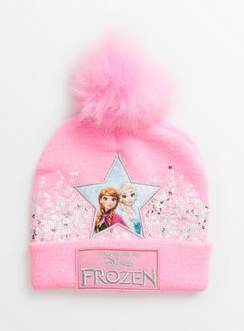 Disney Frozen Pink Pom Pom Hat 