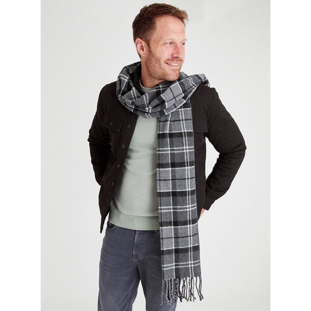 Black and grey clearance scarf