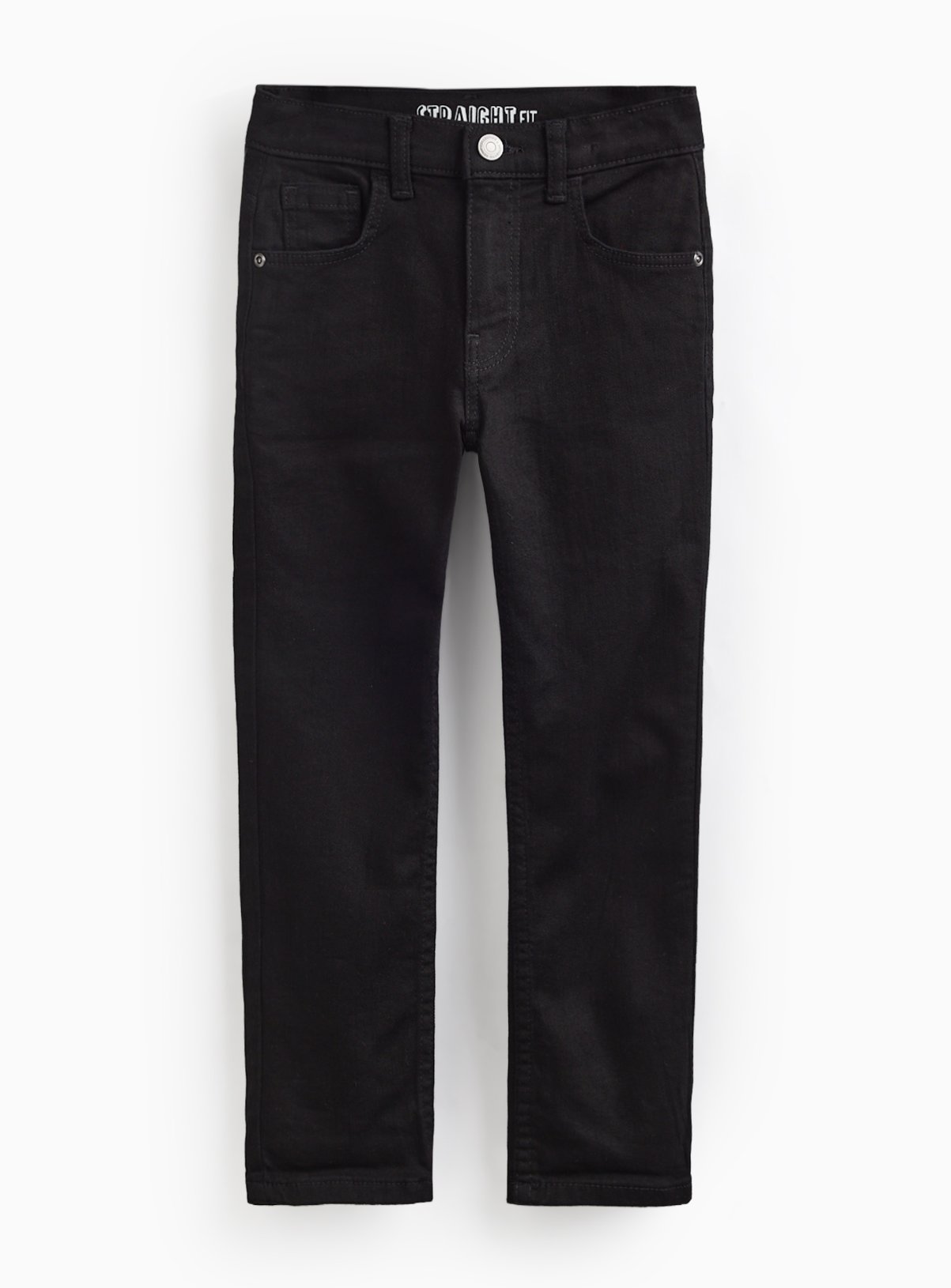 Black Denim Straight Leg Jeans 5 years