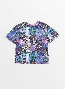 Dinosaurs In Space T-Shirt 3 years