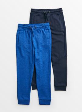 Blue & Navy Joggers 2 Pack 