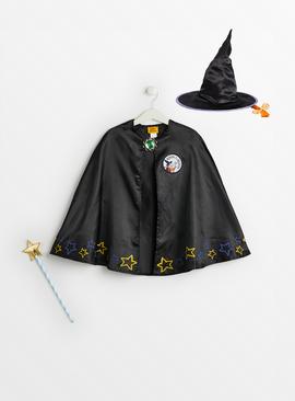 Room On The Broom Halloween Cape, Hat & Wand One Size